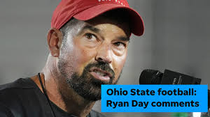 Ohio State University head football coach Ryan Day