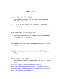 Situasi ini bisa terjadi karena penulis tidak mencantumkan sumber. Daftar Pustaka