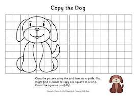 Grid Copy Puzzles Art Handouts Drawing For Kids Drawing Grid