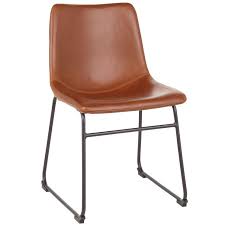 Duke Dining Chair Cognac Brown In 2020 Dining Chairs Brown Dining Chairs Leather Dining Room Chairs