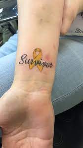 My Survivor Tattoo For Ewing S Sarcoma Cancer Tattoos Survivor Tattoo Sarcoma Cancer Tattoos