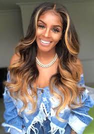 Black And Blonde Ombre Lace Front Wig Brown Color Lace Front Wig For Black Women Blonde Long Natural Wave La Aeshaper Your Secret To A Perfet Wig Hairstyles Ombre Hair Color Frontal Hairstyles