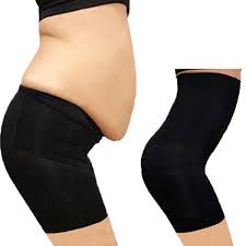 Short Esconde Barriga Cintura Alta Roupas Da Moda Feminina Cintura Fina Shapewear