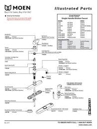 Here is a picture gallery about moen single handle kitchen faucet parts diagram complete with the description of the image, please find the image you need. Moen 146789 Replacement Part Faucet Parts Faucet O Rings