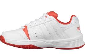 With over 54 years of experience crafting tennis shoes for some of the world's best players, we have the experience and knowledge to help guide you. Tennis Shoes For Kids K Swiss Court Smash Omni White Orange Size Uk