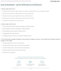Reflection Refraction Diffraction Worksheet Kids Activities