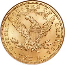 $10 liberty eagles beginning in 1838, the denomination and convenient size of the $10 liberty gold coin made it an instant success and one of the country's most circulated coins. 10 Dollars Coronet Head Eagle With Motto United States Numista