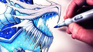 Let S Draw A Snow Dragon Fantasy Art Friday Snow Dragon Fantasy Art Art