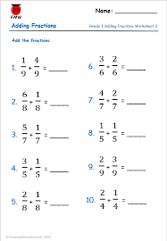 Adding fractions with different denominators assignment point. Adding Fractions With Same Denominator Free Worksheets Printables