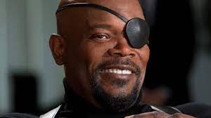 Even though it's just an ordinary eye with a colored contact lens. Samuel L Jackson Talks Marvel Future Youtube