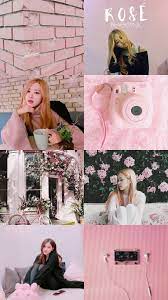 Amazing work, love this wallpaper! Kpop Aesthetic Collage Requests Closed Blackpink Rose Pink Aesthetic Blackpink Rose Rose Pink Wallpaper Pink Aesthetic