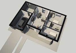 Quanto costa ristrutturare una casa di 120 mq casa moderna. Progetto Casa 100 Mq 2 Bagni Progettazione Produzione Dnvisionrender It