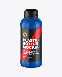 Download Glossy Plastic Bottle Mockup In Bottle Mockups On Yellow Images Object Mockups PSD Mockup Templates