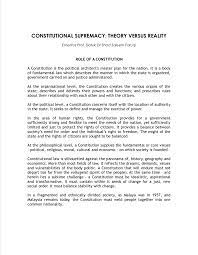 Teh chiang chang was born on february 7 1917. Constitutional Supremacy Theory Versus Reality No 2 Of A Series Of Essays By The Tun Hussein Onn Chair In International Studies Isis