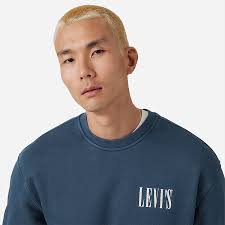 Sweat Levis T Shirt Levis Homme Intersport Sweatshirt Homme Graphic Relaxed  Bleu LEVIS INTERSPORT