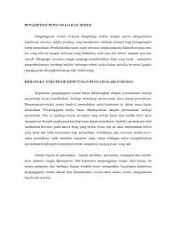 Persamaan dasar akuntansi, jurnal, dan laporan keuangan 1. Pengertian Penganggaran Modal