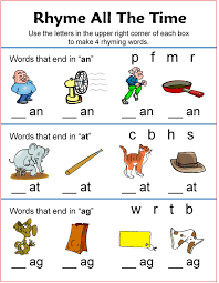 Finish The Rhyme Activity Page Kindergarten Worksheets Rhymes Rhyming Worksheet