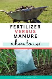 One bag will cover approximately 16 sq. Fertilizer Vs Manure Which To Use Gardening Channel