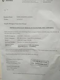 .automatik, pengesanan gangguan bekalan elektrik dan air termasuk pengesanan meter yang diusik. Info Penting Notis Gangguan Bekalan Penang Brotherhood Facebook