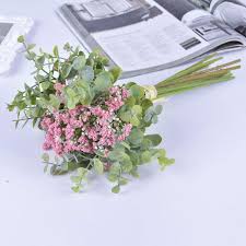 Are you searching for discount artificial flowers? Anna Homey Decor Artificial Baby Breath Flowers In Bulk Pack Of 2 Artificial Gypsophila Floral With Silver Dollar Eucalyptus Leaves White Fake Flowers For Wedding Hotel Office Home Decoration 2pcs Artificial Plants