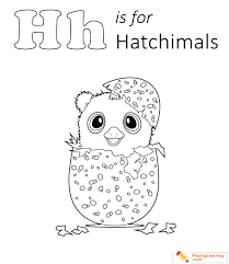 Hatchimals live inside of eggs. H Is For Hatchimals Coloring Page 01 Free H Is For Hatchimals Coloring Page