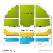 Seating Chart For Gershwin Theater Gershwin Theater Seating
