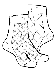 Take a deep breath and relax with these free mandala coloring pages just for the adults. 2 Pairs Of Socks Coloring Page