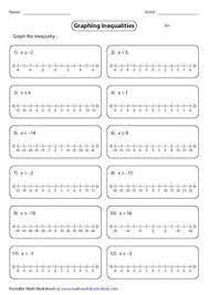 Graph Using Number Line Worksheet For 9th 10th Grade Lesson Planet