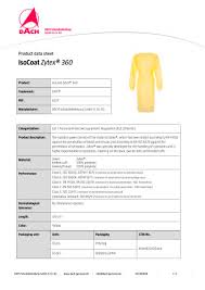 Isocoat Zytex 360 Dach Schutzbekleidung Pdf Catalogs Technical Documentation