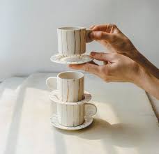 Porcelain Espresso Cup Set Handmade Ceramic Coffee Cup Tea Cup Etsy In 2020 Porcelain Espresso Cups Ceramic Coffee Cups Espresso Cups