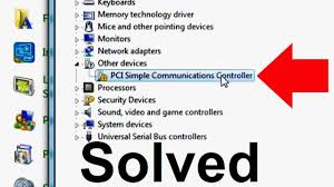 How To Fix Pci Simple Communications Controller Driver Error In Windows 7 Youtube