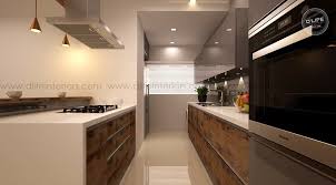 contemporary kerala kitchen work area