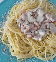 Spaghettis A La Creme Aux Lardons Et Champignons D Apres Une Recette De Pates A La Carbonara Volontairement Recettes De Cuisine Cuisine Plats Reconfortants