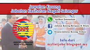 Ia diperlukan di negeri selangor bagi sesiapa jua agar ajaran mereka dapat diketahui dan dipantau oleh jabatan agama islam selangor(jais). Jawatan Kosong Di Jabatan Kesihatan Negeri Selangor 4 Disember 2016 Appjawatan Malaysia
