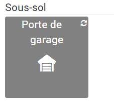 Photo Module Dashboard Porte Garage Domotique Garage