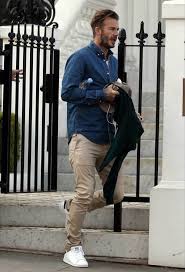 David beckham showcases his country style in london. David Beckham Casual Style 2019