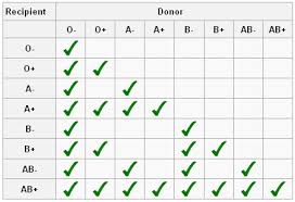 you will love blood type chart donor and recipient blood