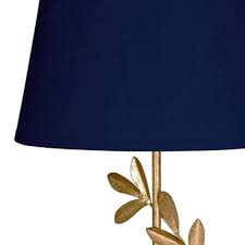 Buy top selling products like limelights stick table lamp with charging outlet in navy and bee & willow™ home alana table lamp in navy. Navy And Gold Lamp Shade Online