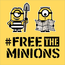 join me in the movement to freetheminions at www freetheminions com despicable me 3 in theaters june 30 ミニオンのかわいいイラスト ミニオンズ イラスト おもしろ かわいい