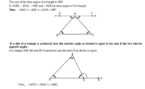 In any triangle, there are always three interior angles. Exterior Angle Property Of A Triangle Angle Sum Property Of A Triangle Angle Sum Property Of A Triangle Class 7