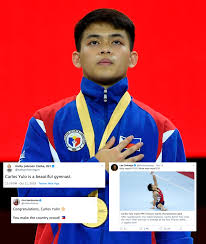 The top eight performers advanced to the final round, and thus, yulo qualified. Look Celebrities React To Carlos Yulo S Historic Win Latest Chika