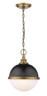 Fridley 2 Light Single Globe Pendant Globe Pendant Gold Pendant Lighting Brass Pendant Light