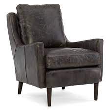 This video will you how i painted a gray leather chair. Hooker Furniture Quest Gray Leather Club Chair Cc436 096 Bellacor