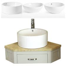 Check spelling or type a new query. Travertine Top Corner Vanity Unit Ceramic Wash Basin