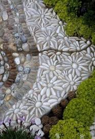 Beautiful Garden Path Designs And Ideas For Yard Landscaping With Stone Pebbles Pebble Garden Mosaic Garden Beautiful Gardens