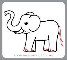 How To Draw An Elephant Step By Step Elephant Drawing Tutorial Easy Peasy And Fun Elephant Drawing Easy Elephant Drawing Elephant Drawing For Kids