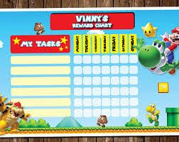 Create Your Own Chart Super Mario Free Online Reward Chart