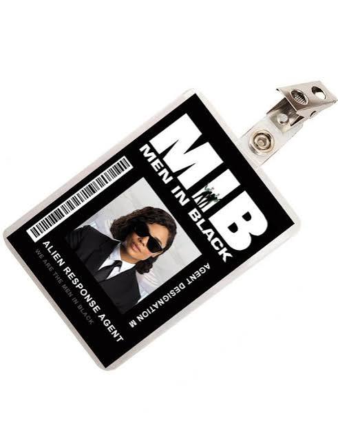 MIB Men in Black Agent M Badge Cosplay Costume Name Tag Halloween - Etsy