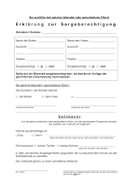 Die vorsorgevollmacht für finanzielle angelegenheiten verhindert in notfällen eine fremdbestimmung. Https Joerg Immendorff Schule De Wp Content Uploads 2020 05 Erkl C3 A4rung Zur Sorgeberechtigung 2020 2021 Pdf