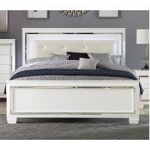 Find stylish home furnishings and decor at great prices! 1916w 1 Allura Queen Bed With Led Lighting White
